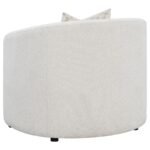 RAINN BOUCLE UPHOLSTERED SLOPED ARM ACCENT CHAIR LATTE - Image 6
