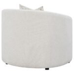RAINN BOUCLE UPHOLSTERED SLOPED ARM ACCENT CHAIR LATTE - Image 7