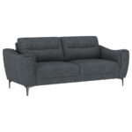 NOLAN UPHOLSTERED SLOPED TRACK ARM SOFA CHARCOAL