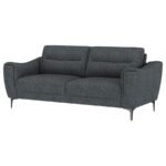 NOLAN UPHOLSTERED SLOPED TRACK ARM SOFA CHARCOAL - Image 4