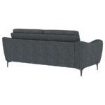 NOLAN UPHOLSTERED SLOPED TRACK ARM SOFA CHARCOAL - Image 7