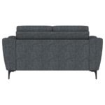 NOLAN UPHOLSTERED SLOPED TRACK ARM LOVESEAT CHARCOAL - Image 7