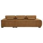 OCTAVIA UPHOLSTERED SECTIONAL CHAISE SOFA AMBER - Image 5