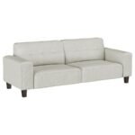 DEERHURST 3-PIECE UPHOLSTERED TRACK ARM SOFA SET GREIGE - Image 3