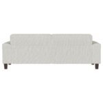 DEERHURST UPHOLSTERED TRACK ARM TUFTED SOFA GREIGE - Image 7