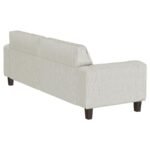 DEERHURST UPHOLSTERED TRACK ARM TUFTED SOFA GREIGE - Image 8