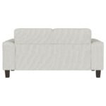 DEERHURST UPHOLSTERED TRACK ARM TUFTED LOVESEAT GREIGE - Image 7