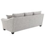 TOMKINS 3-PIECE BOUCLE UPHOLSTERED SOFA SET LIGHT GREY - Image 5