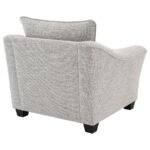 TOMKINS BOUCLE UPHOLSTERED CHAIR LIGHT GREY - Image 7