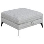 CLINT SQUARE UPHOLSTERED TUFTED STORAGE OTTOMAN ALOE