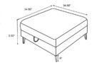 CLINT SQUARE UPHOLSTERED TUFTED STORAGE OTTOMAN ALOE - Image 6