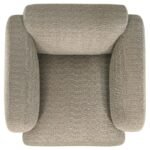 DORSET 3-PIECE UPHOLSTERED ROUND TRACK ARM SOFA SET BROWN - Image 14