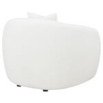 ISABELLA FAUX SHEEPSKIN UPHOLSTERED ACCENT CHAIR NATURAL - Image 7