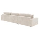 BLAINE UPHOLSTERED REVERSIBLE CHAISE SECTIONAL SOFA SAND - Image 8