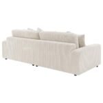BLAINE UPHOLSTERED REVERSIBLE CHAISE SECTIONAL SOFA SAND - Image 6