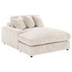 BLAINE UPHOLSTERED REVERSIBLE CHAISE SECTIONAL SOFA SAND - Image 10