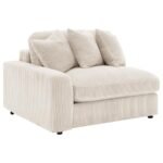 BLAINE UPHOLSTERED REVERSIBLE CHAISE SECTIONAL SOFA SAND - Image 14