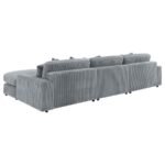 BLAINE UPHOLSTERED REVERSIBLE CHAISE SECTIONAL SOFA FOG - Image 7