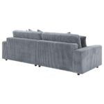BLAINE UPHOLSTERED REVERSIBLE CHAISE SECTIONAL SOFA FOG - Image 7