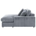 BLAINE UPHOLSTERED REVERSIBLE CHAISE SECTIONAL SOFA FOG - Image 13