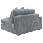 BLAINE UPHOLSTERED REVERSIBLE CHAISE SECTIONAL SOFA FOG - Image 18