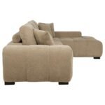 OCTAVIA UPHOLSTERED SECTIONAL CHAISE SOFA CAMEL - Image 7