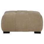OCTAVIA UPHOLSTERED RECTANGULAR OTTOMAN CAMEL - Image 3