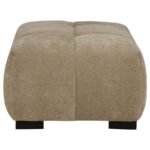 OCTAVIA UPHOLSTERED RECTANGULAR OTTOMAN CAMEL - Image 4