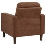 BOWEN II 3-PIECE FABRIC UPHOLSTERED TRACK ARM SOFA SET RUST - Image 13
