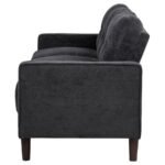 BOWEN II FABRIC UPHOLSTERED TRACK ARM SOFA STEEL GREY - Image 5
