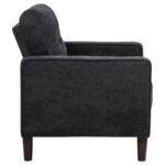 BOWEN II FABRIC UPHOLSTERED TRACK ARM CHAIR STEEL GREY - Image 8