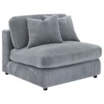 BLAINE UPHOLSTERED ARMLESS CHAIR FOG