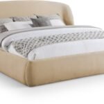 Sandro Chenille Fabric Upholstered Bed