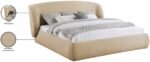 Sandro Chenille Fabric Upholstered Bed - Image 7