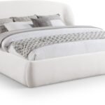 Sandro Chenille Fabric Upholstered Bed