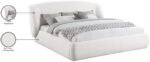 Sandro Chenille Fabric Upholstered Bed - Image 7