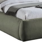 Sandro Chenille Fabric Upholstered Bed - Image 5