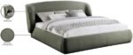 Sandro Chenille Fabric Upholstered Bed - Image 7