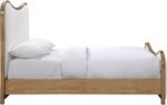 Arvada Linen Textured Fabric Upholstered Bed - Image 3