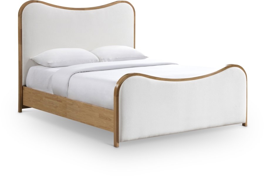 51078.jpg Arvada Linen Textured Fabric Upholstered Bed - Image 1