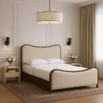 Arvada Vegan Leather Upholstered Bed - Image 2