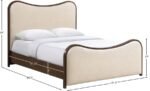 Arvada Vegan Leather Upholstered Bed - Image 7