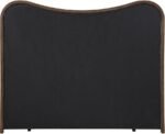Arvada Linen Textured Fabric Upholstered Bed - Image 4