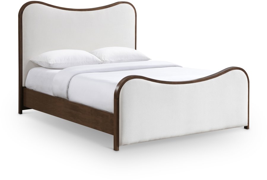 51098.jpg Arvada Linen Textured Fabric Upholstered Bed - Image 1