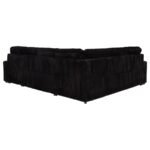 DEVONSHIRE SLEEPER SECTIONAL SOFA STORAGE CHAISE BLACK - Image 8
