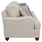 GLENN 3-PIECE UPHOLSTERED SOFA SET LIGHT GREY AND BLUE - Image 5