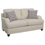 GLENN 3-PIECE UPHOLSTERED SOFA SET LIGHT GREY AND BLUE - Image 7