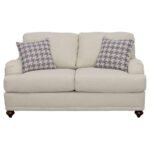GLENN 3-PIECE UPHOLSTERED SOFA SET LIGHT GREY AND BLUE - Image 8
