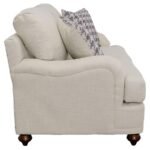 GLENN 3-PIECE UPHOLSTERED SOFA SET LIGHT GREY AND BLUE - Image 9