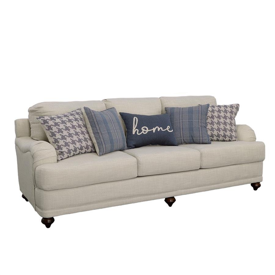 511091_01x900.jpg GLENN UPHOLSTERED ENGLISH ARM SOFA LIGHT GREY AND BLUE - Image 1